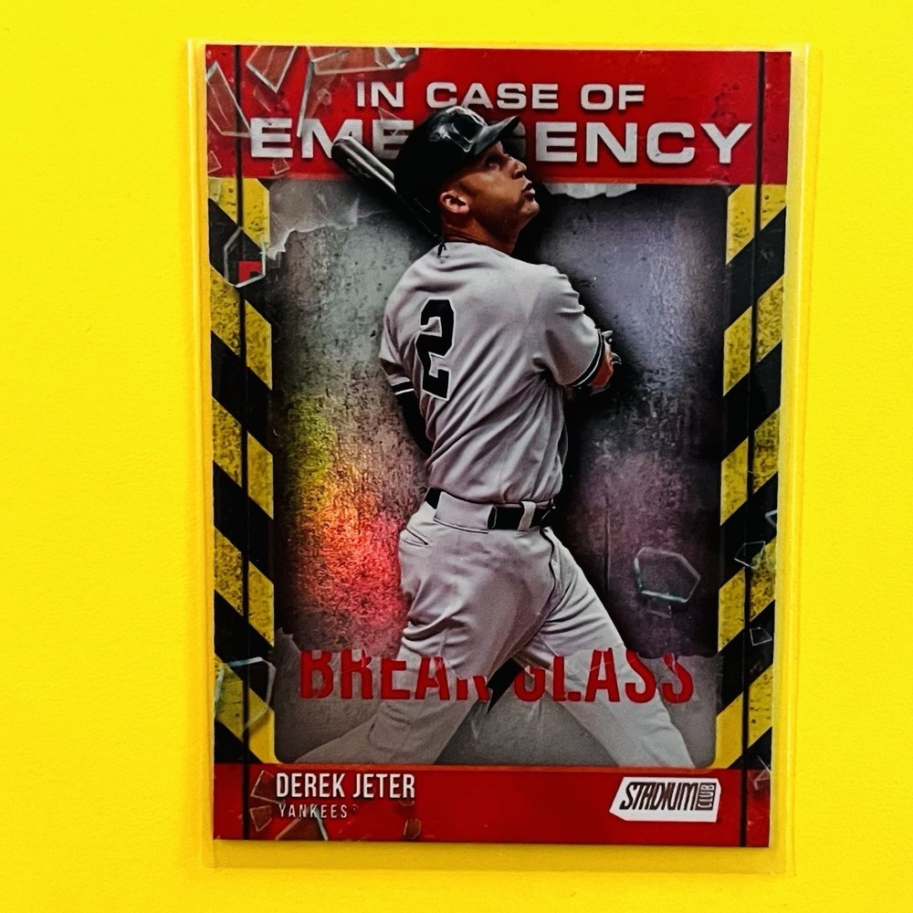 2025 Topps Stadium Club -Derek Jeter- In Case Of Emergency Insert #ICE-7 Yankees